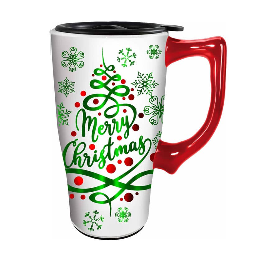 Merry Christmas Travel Mug • ZoltanGal Gifts Order Today
